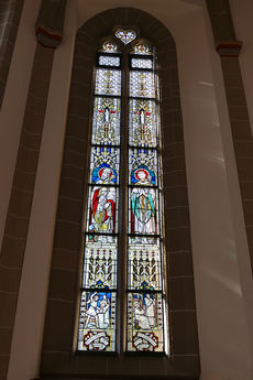 Die Chorfenster in der Stadtpfarrkirche St. Crescentius in Naumburg (Foto: Karl-Franz Thiede)